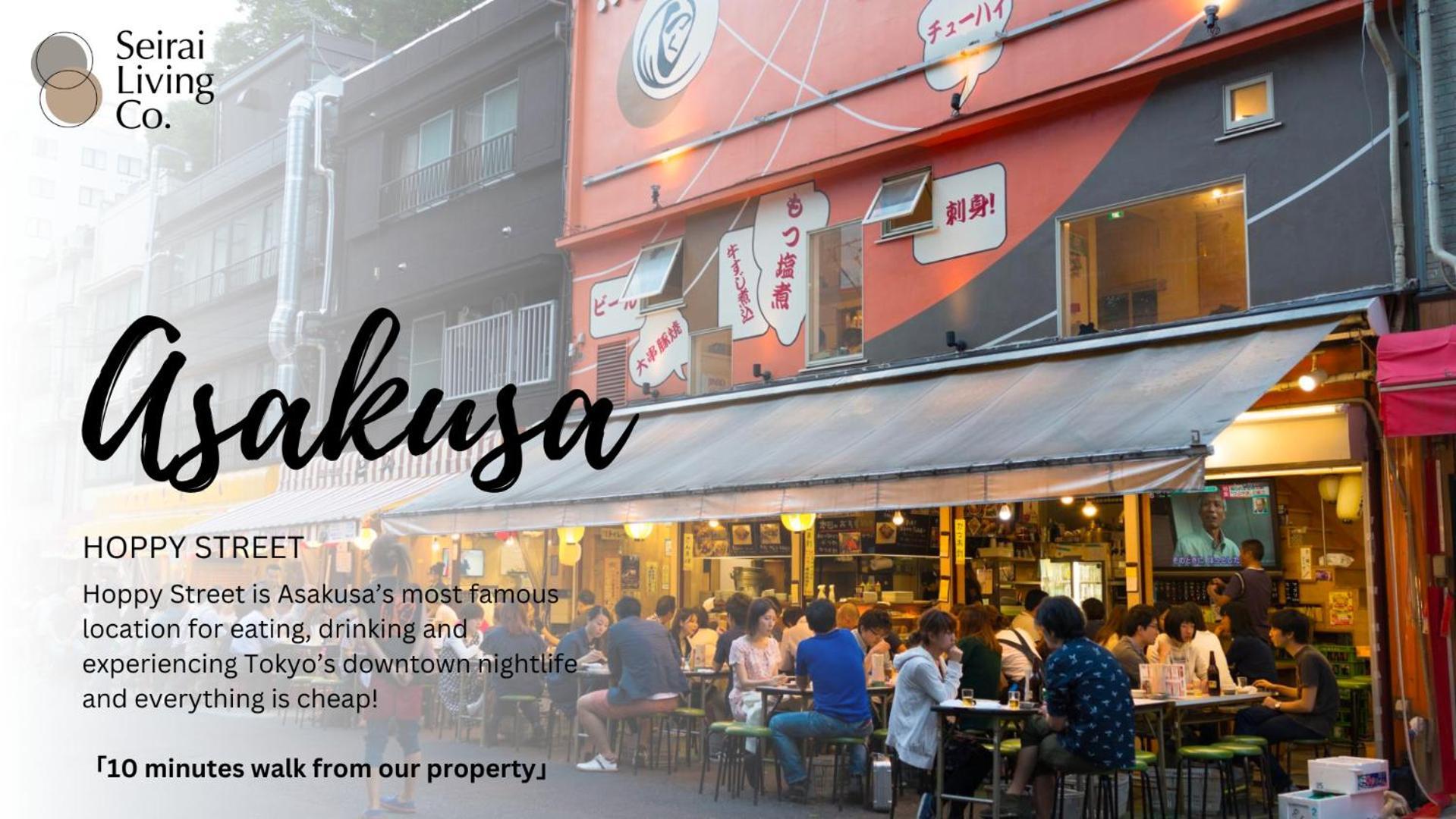 Seirai Asakusa Vacation Rental - 3 Minutes From Station Tokió Kültér fotó