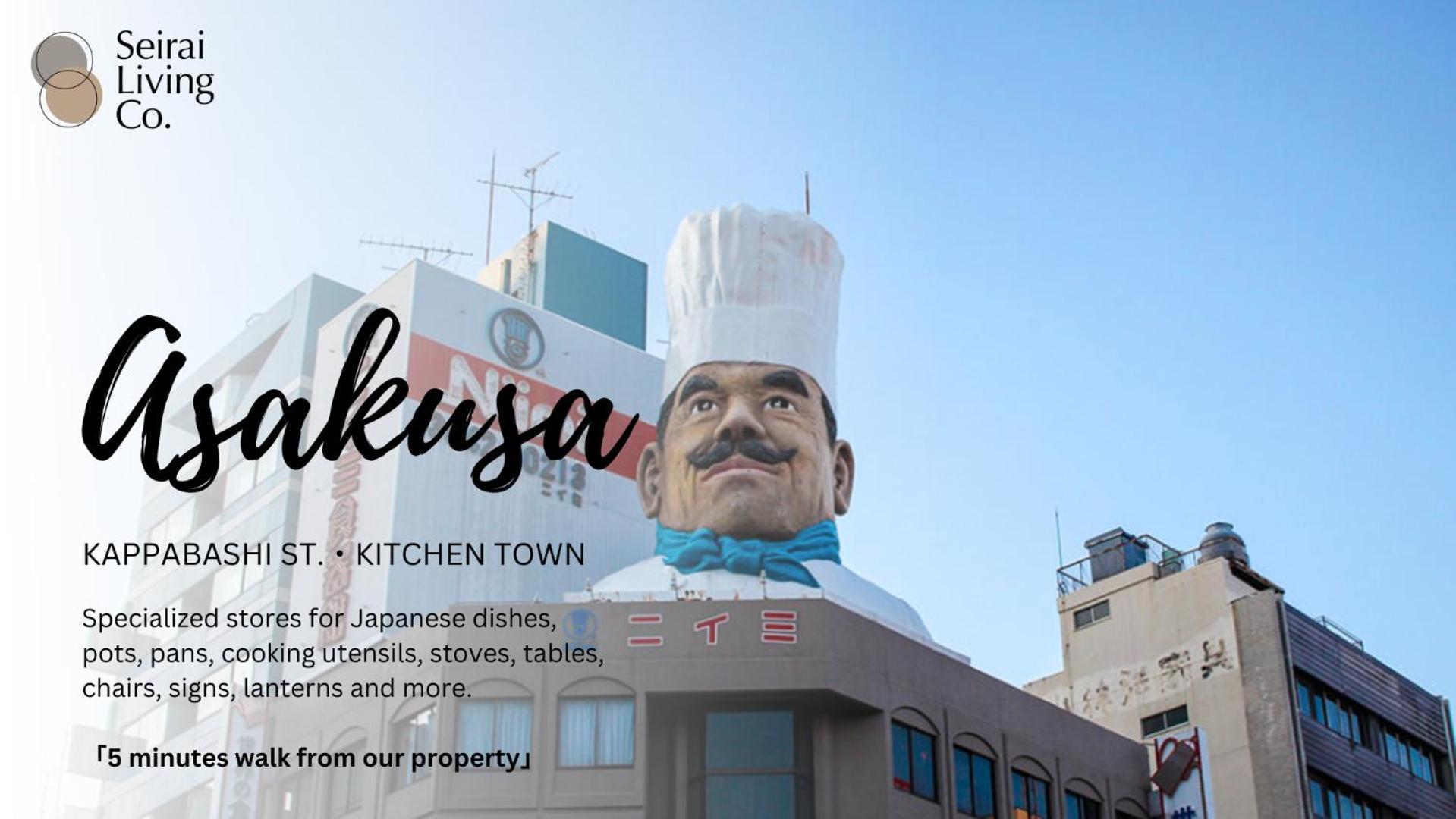 Seirai Asakusa Vacation Rental - 3 Minutes From Station Tokió Kültér fotó
